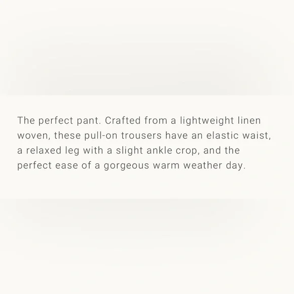 Velvet by Graham and Spencer Lola linen pant - size L, navy blue, 100% linen - Picture 5 of 7